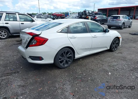 2020 Honda Civic Sport z USA, uszkodzony, nr VIN 19XFC2F82LE007408